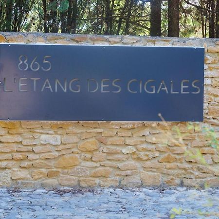 Ferienwohnung L'Etang Des Cigales Uchaux Exterior foto