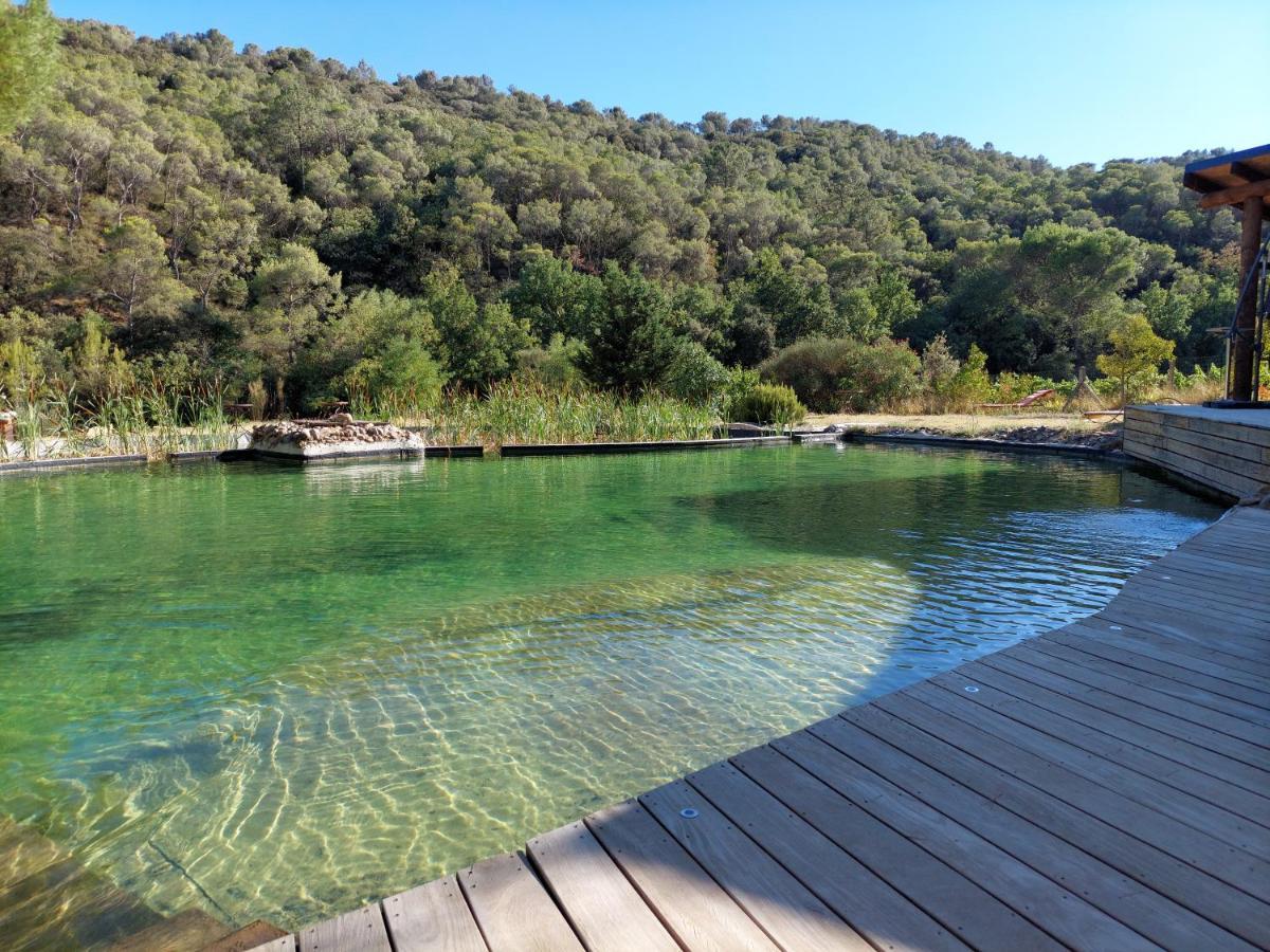 Ferienwohnung L'Etang Des Cigales Uchaux Exterior foto