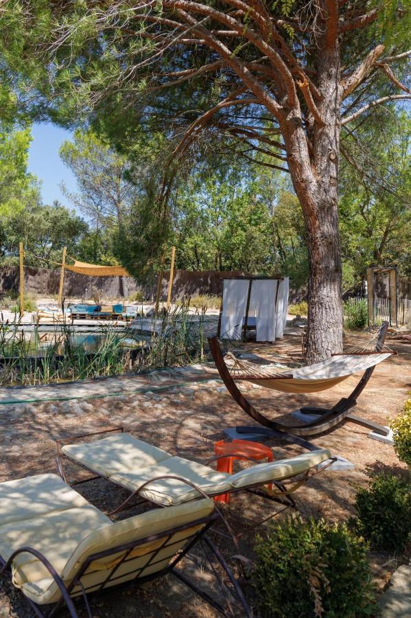 Ferienwohnung L'Etang Des Cigales Uchaux Exterior foto
