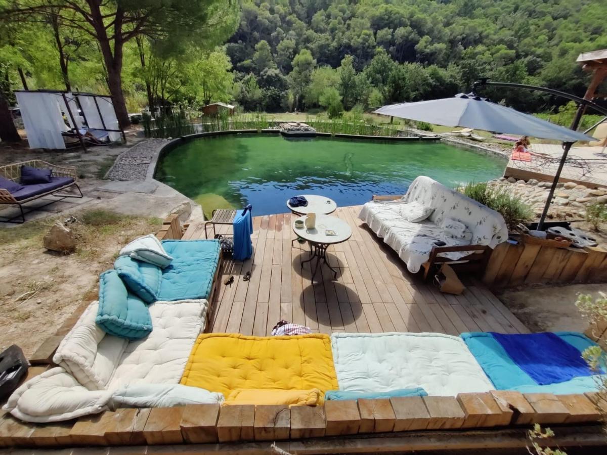 Ferienwohnung L'Etang Des Cigales Uchaux Exterior foto
